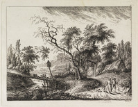 KG 13780
<br/>
Landschappen naar de natuur getekend; stroompje
<br/>
<em>Weirotter, François Edmund (1730-1771)</em>